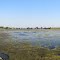 Looking north-north-west across Lake Baker, alongside Lakeview Dr., toward the direction of downtown Baker, Montana