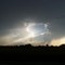 B: Edge of tornado clouds