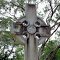 GEORGIA: ST. SIMONS: Christ Episcopal Church, 6329 Frederica Road memorial cross detail