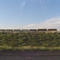 lonely train in the high plains