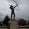 Ad Astra, quarter scale model of statue atop KS capitol building, Colby, KS