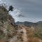Rounding the bend on the way to Stoddard Peak