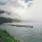 Misty Lake off of US 101 south of Crescent City (1993)