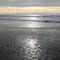 Stones in the sand at Crescent City, CA, detached from hills submerged by the subduction of the continental shelf.