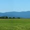 Blue Ridge Mountains from Charlottesville Airport