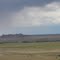 Priest Butte and Rattlesnake Butte from the Teton River east of Choteau