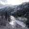 Weneha River in December snow