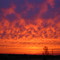 Sunset in New Albany Ohio with clouds from Hurricane Isabel