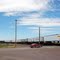 Westbound Burlington Northern Santa Fe Railway TOFC Freight Train at Cut Bank, MT