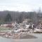 Former Highland Fire Dept. after Tornado
