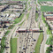 47 Looking north at the Parker Road toll plaza