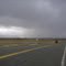 Storm approaches I-505 near Winters, CA