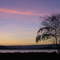 The sun sets over Lake Baringo
