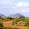 African landscape savanna and mountain - paysage africain savane et montagne