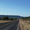 Fort Apache Reservation, AZ:  View E to Canyon Day Near Cedar Gap, Nan Dahs Taan Mesa Prominent in the Distance, Big A Mountain on the Horizon, 2011