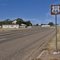 Looking westerly along Historic Route 66, Vega, Texas.