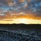Wintry sunset