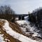 view going up Rich Mtn