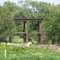 wooden rail bridge