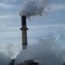 Steam rising from Naughton Power Plant near Kemmerer, Wyoming