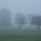 Fort Vancouver in Fog