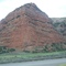The red rock going to Wyoming