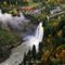 Snoqualmie Falls with fall colors