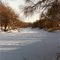 Snowmobile Trail on the River