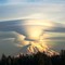 Lenticular clouds over Mt. Rainier