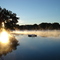 First Mist at Sunrise, 9/12/07, Prior Lake MN