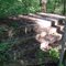 steps to the old schoolhouse in historic Forestville MN