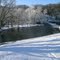 morning frost at the dam