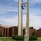 modern bell tower, St. Patrick Catholic Church, Great Bend, KS