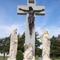 Crucifixion goup, smaller than life-size, Great Bend Cemetary, Great Bend, KS