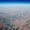 Aerial view of fields in Kansas