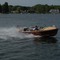 Classic boat on Conneaut Lake, 1957 Century Resorter 16'.  Photo by my brother Bob.