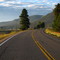 on the road