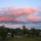 Sunset clouds over campground-Hartwick Pines State Park