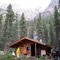 Peavine winter cabin