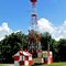 Old Airport Tower & Beacon at Middleton Field near Evergreen, AL