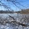 Cotherman Lake in winter, Park, MI