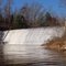 Icard Dam at Shuford Pond from Lake Hickory, NC