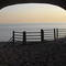 Lake Michigan from the tunnel of the Tunnel Park in Holland, MI
