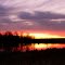 Winter sunset