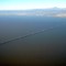 San Mateo Bridge From Above 8-2-2008