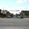 A view up Main Street in Hayward, WI