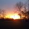 Sunset on Linwood Road