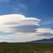 Clouds and mountains - view to SE from Classic Route 66 - Kingman, AZ, USA.