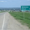 US 2, Williston in the distance