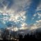 sun rays thru the clouds at sunset,Jefferson City, MO